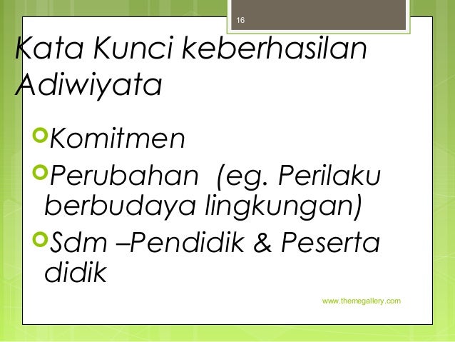 Pembinaan Adiwiyata 2014