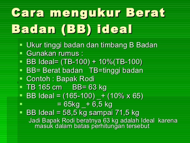 badan cara berat ideal ukur Pembinaan calon kesehatan jemaah haji
