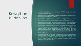 Pembinaan RT dan RW di Kelurahan Taniran.pptx