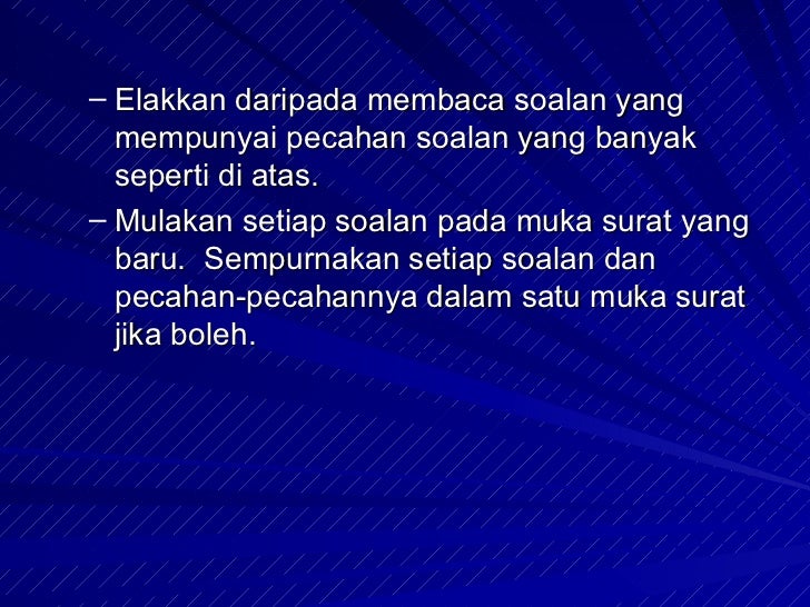 Pembinaan Soalan