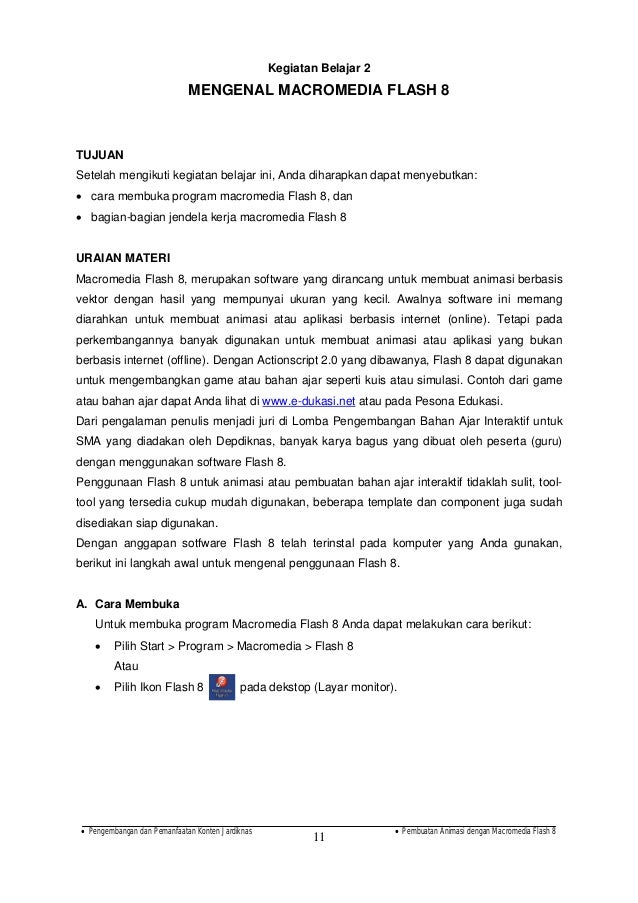 Pembuatan Animasi Modul Pustekkom