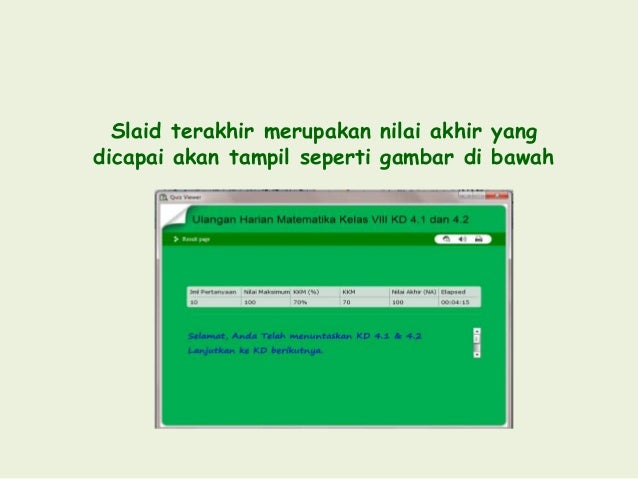 Pembuatan evaluasi dengan wondershare quiz creator (wqc Pembuatan evaluasi dengan wondershare quiz creator (wqc