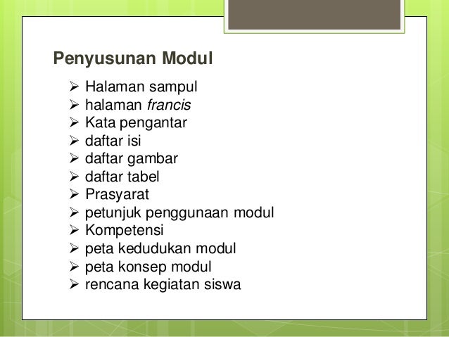 Pembuatan Modul Sanitasi Hygiene dan Keselamatan