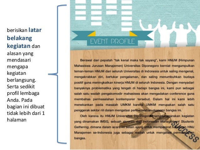 contoh tawaran sponsorship Proposal Sponsorship