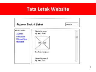 7
Tata Letak Website
 
