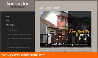 Pembuat website kontraktor rumah kita