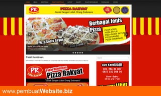 Pembuat website pizza rakyat