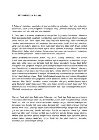 Pembubaran Perkahwinan Docx 