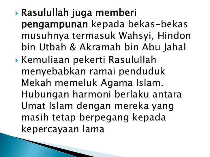 Pembukaan Kota Mekah 2