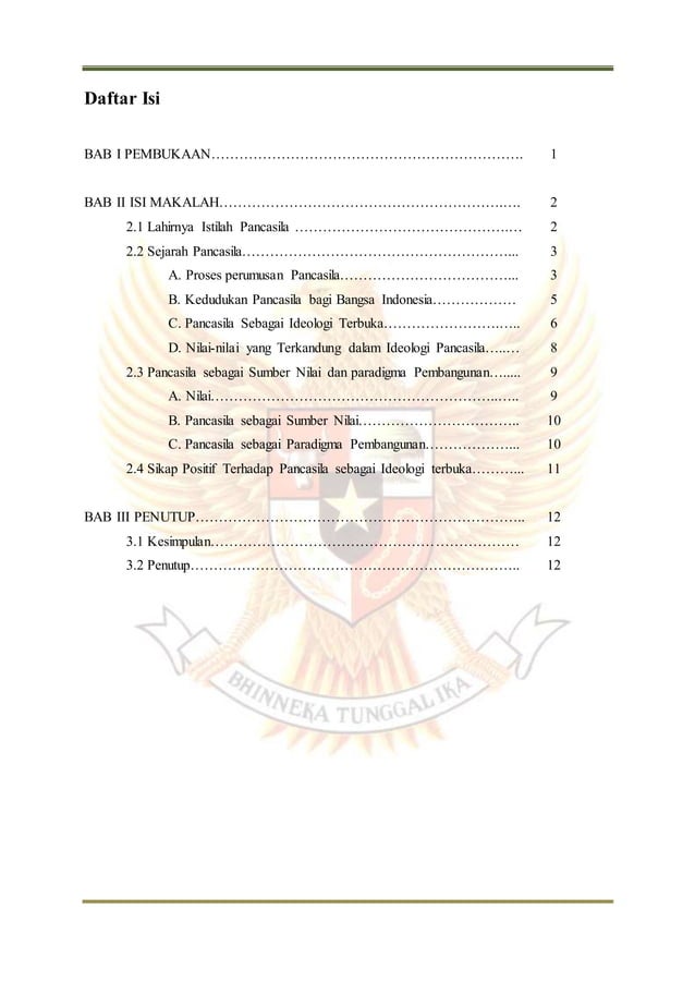Pembukaan Makalah | PDF