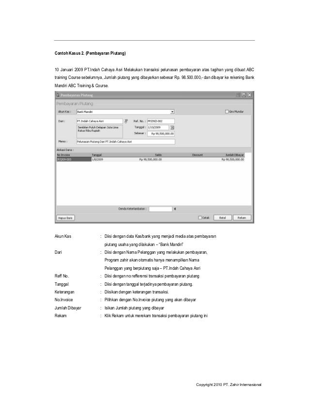 Pembukuan mudah untuk perusahaan jasa