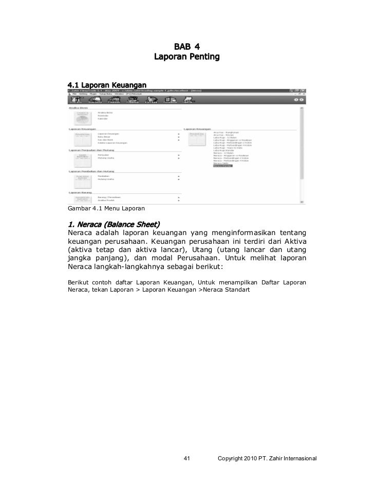 Pembukuan Perusahaan Trading Dengan Zahir Accounting