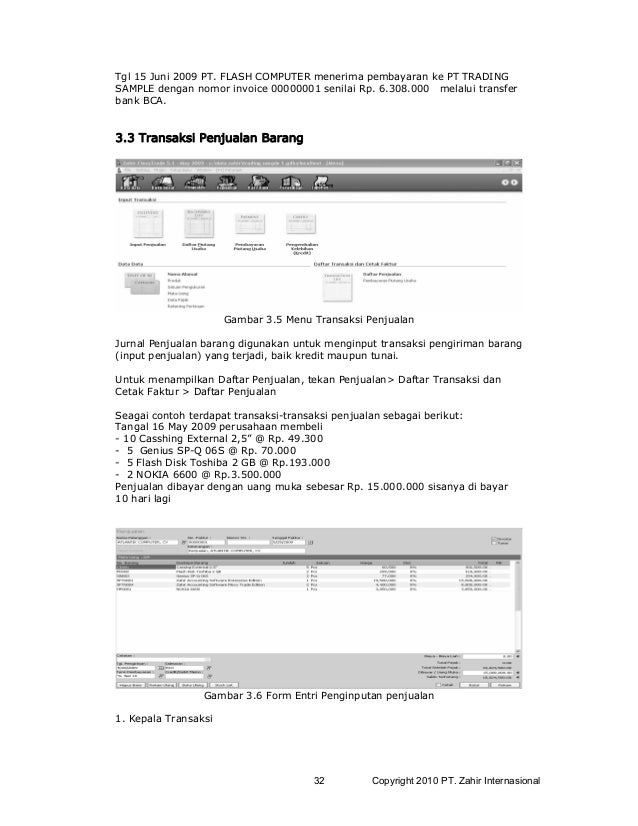 Pembukuan mudah untuk perusahaan trading