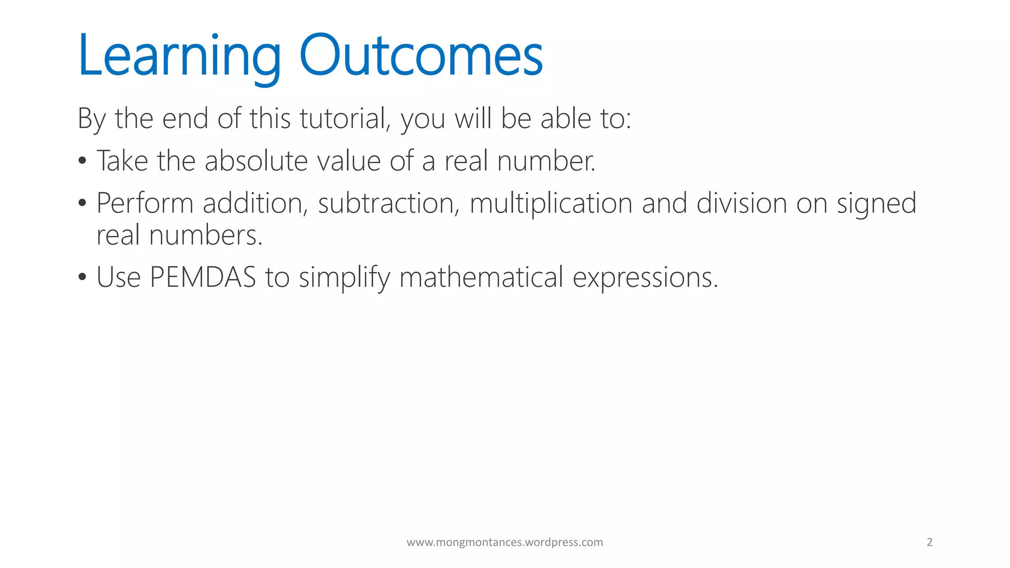 Pemdas the proper order of mathematical operations ppt