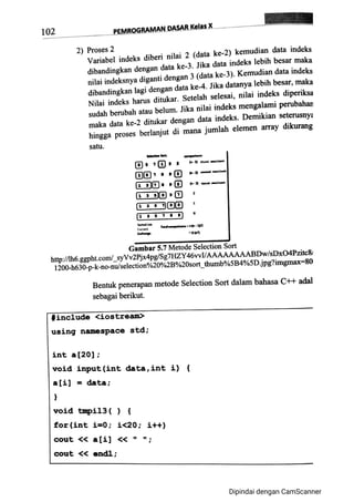 PENGGUNAAN ARRAY DAN FUNGSI PADA KODE PEMROGRAMAN | PDF