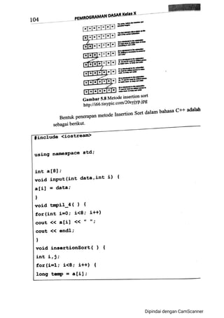 PENGGUNAAN ARRAY DAN FUNGSI PADA KODE PEMROGRAMAN | PDF