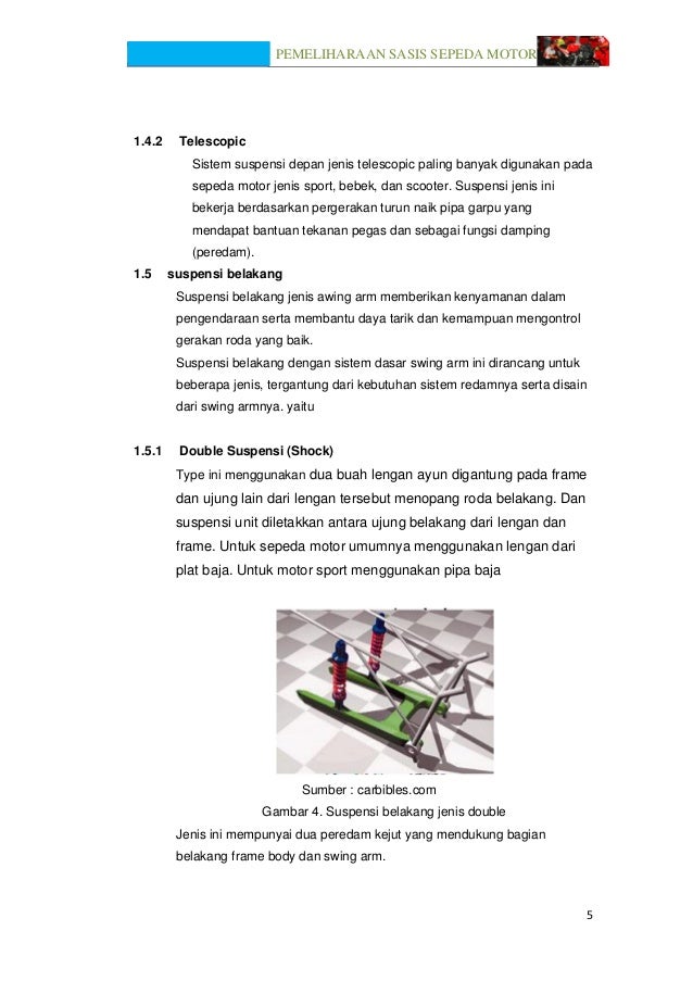 Soal Coss Sasis Sepeda Motor Dengan Kunci Jawaban