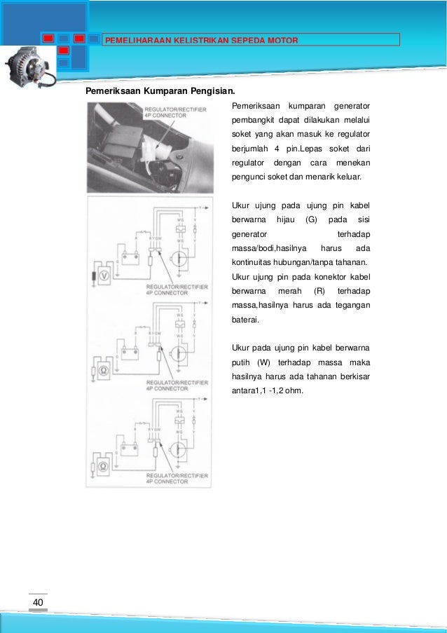 Simbol Komponen Elektronika Pada Sepeda Motor