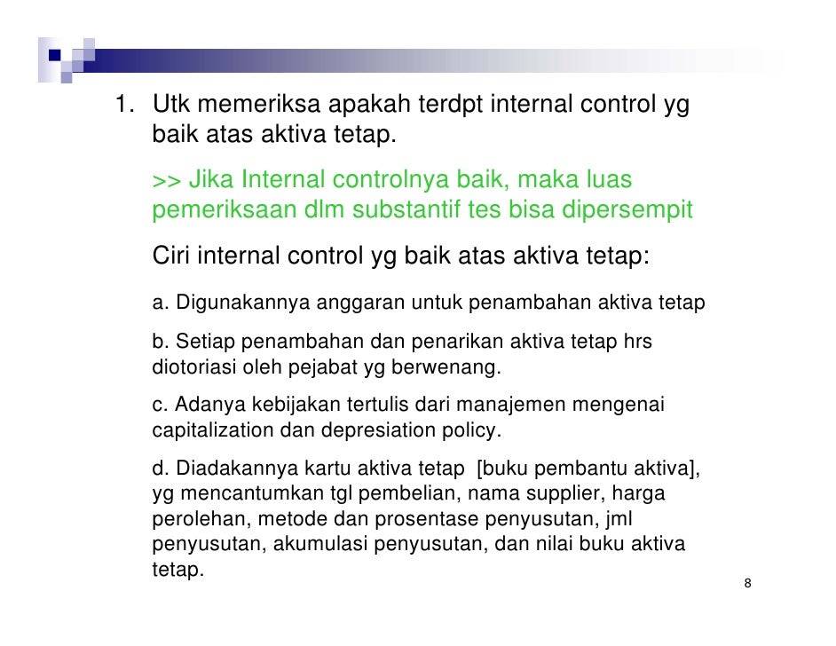 Pemeriksaan Aktiva Tetap 2