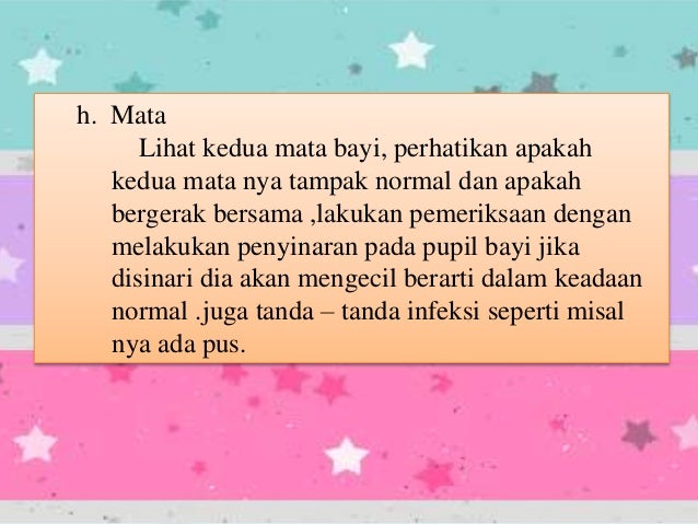 Pemeriksaan fisik bayi yang baru lahir