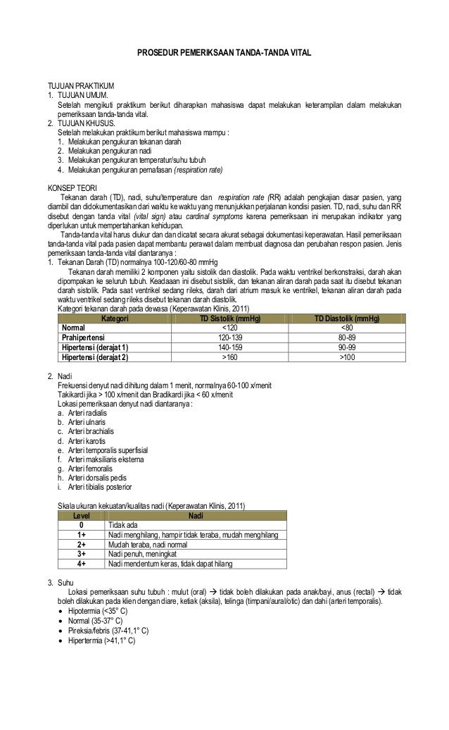 Pemeriksaan Ttv Dan Kepala Leher