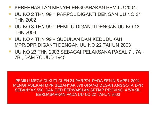 Pemerintahaan sesudah orde baru