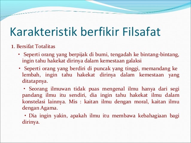 Pemikiran islam dan filsafat ilmu baru