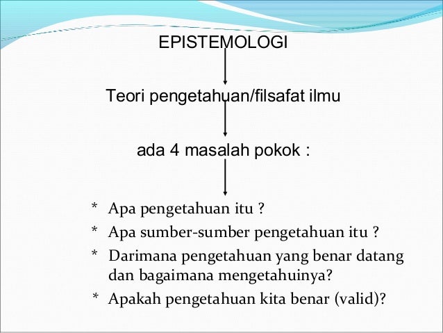 Pemikiran islam dan filsafat ilmu baru