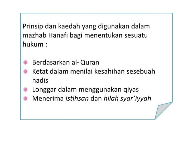Pemikiran Mazhab Dalam Islam