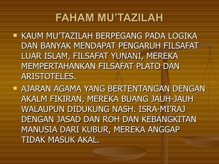 Pemikiran Teologi Islam
