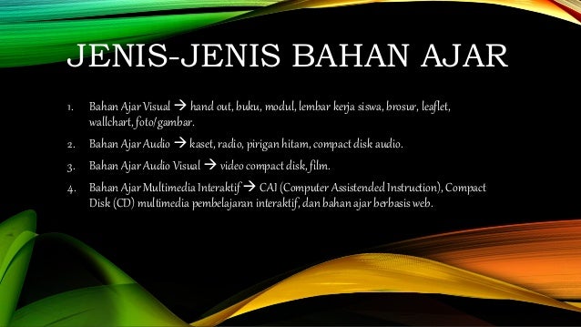 Pemilihan Dan Seleksi Bahan Ajar Bahasa Indonesia