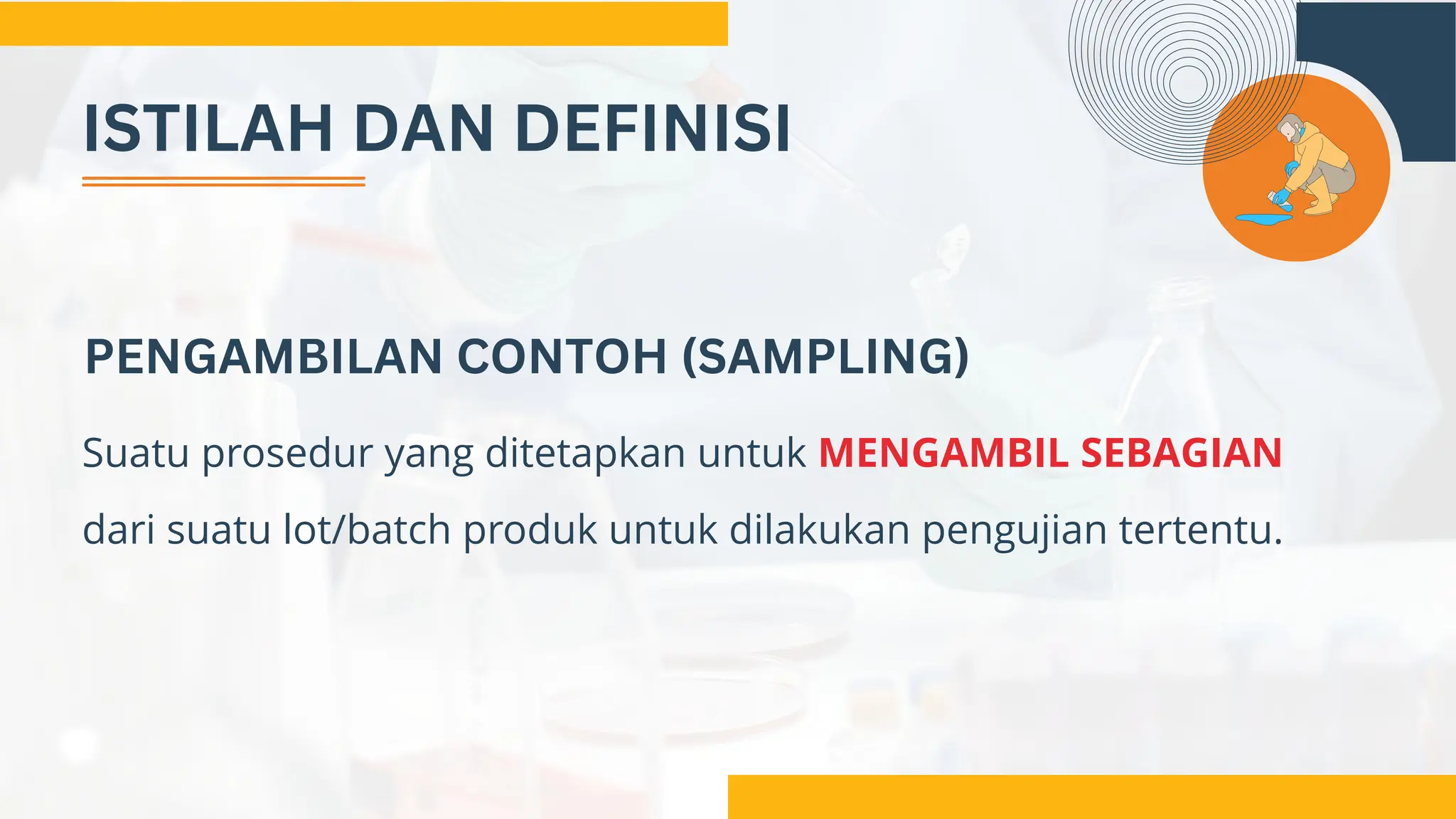 Pemilihan Jenis Sampel Pangan Untuk Pemeriksaan Laboratorium Paramater ...