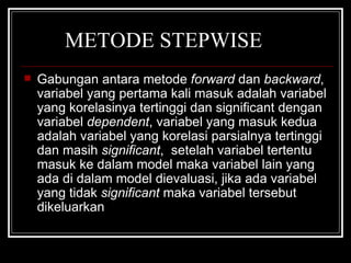 Pemilihan Model Terbaik | PPT