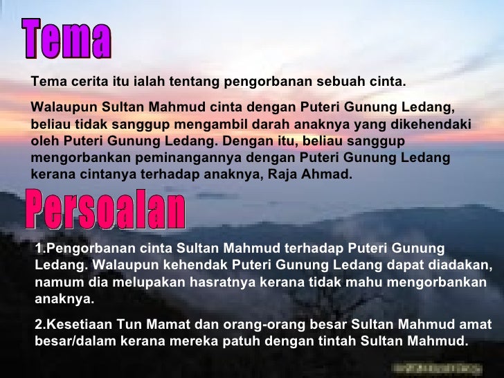 Peminangan puteri gunung ledang