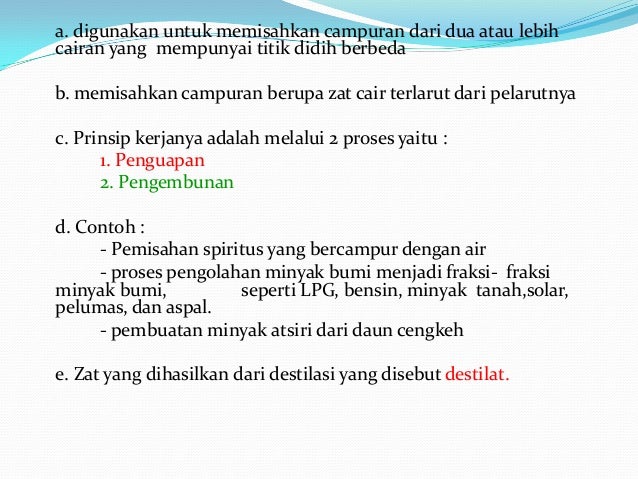 Pemisahan Campuran 1