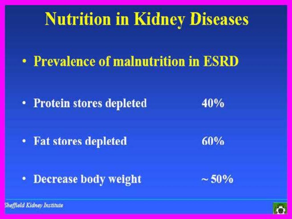Protein energy malnutrition in CKD
