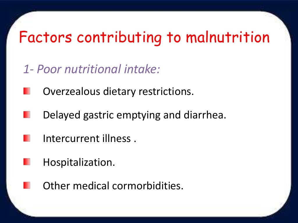 Protein energy malnutrition in CKD