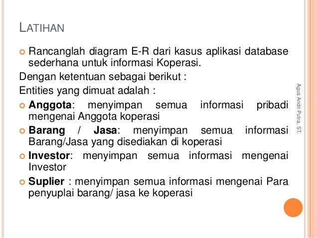 Pemodelan database