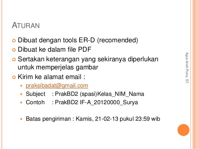 Contoh Database Pengiriman Barang - Contoh Umi