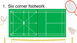 1. Six corner footwork
 