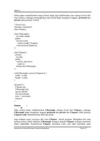 Pemograman berorientasi objek | PDF
