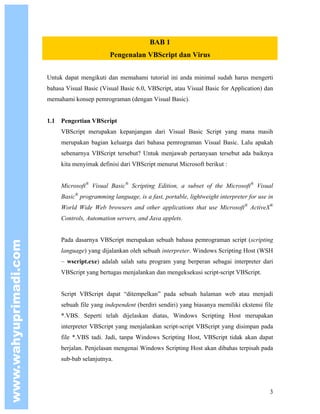 Pemrograman Virus Menggunakan VBScript | PDF