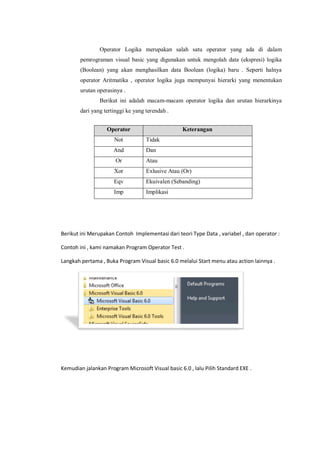 Pemrograman akuntansi visual basic finish | PDF