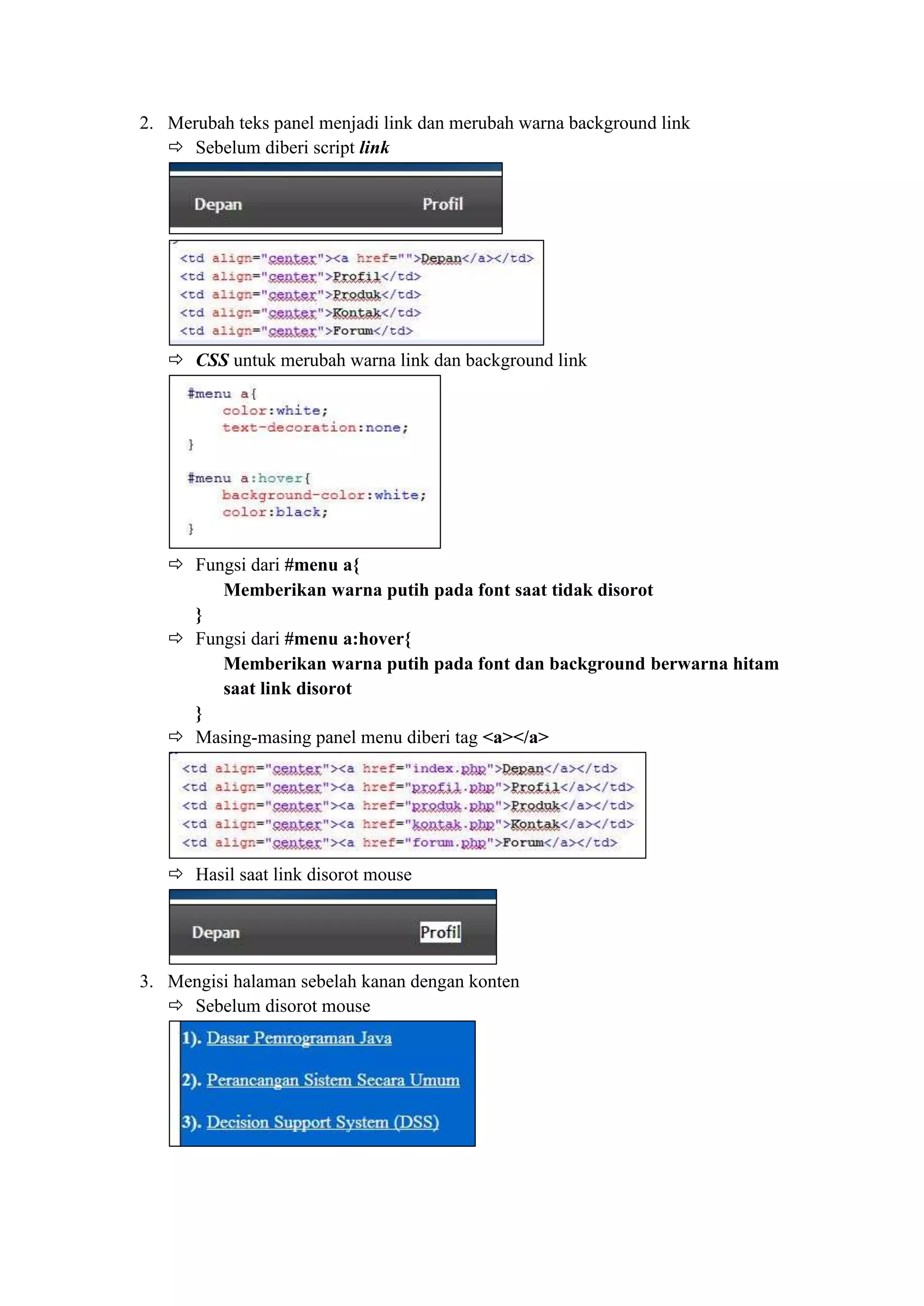 Membuat Web Sederhana Dengan CSS (Cascading Style Sheets) | PDF