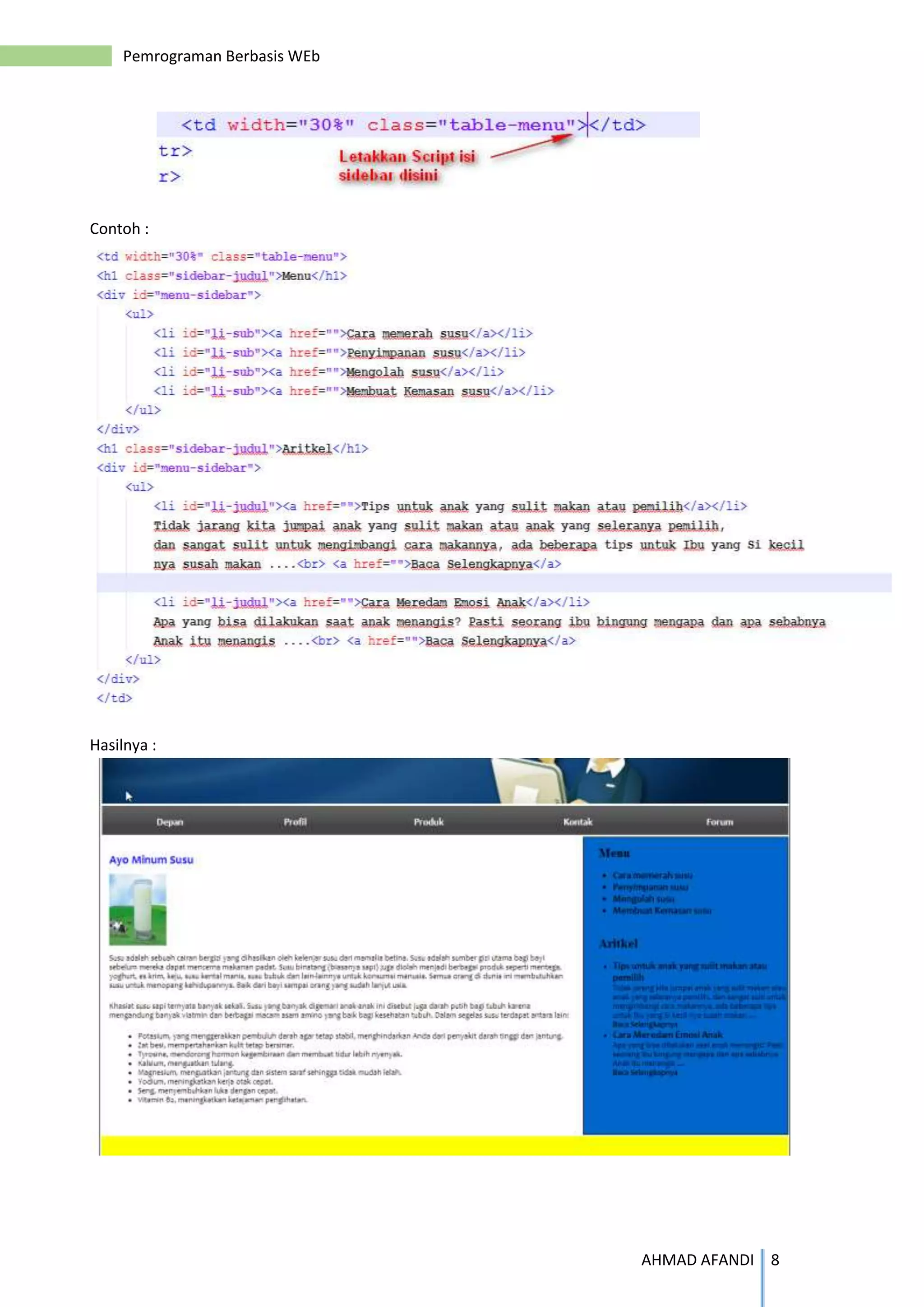 Pemrograman Berbasis Web - CSS | PDF