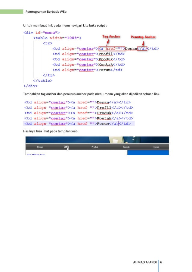 Pemrograman Berbasis Web - CSS | PDF