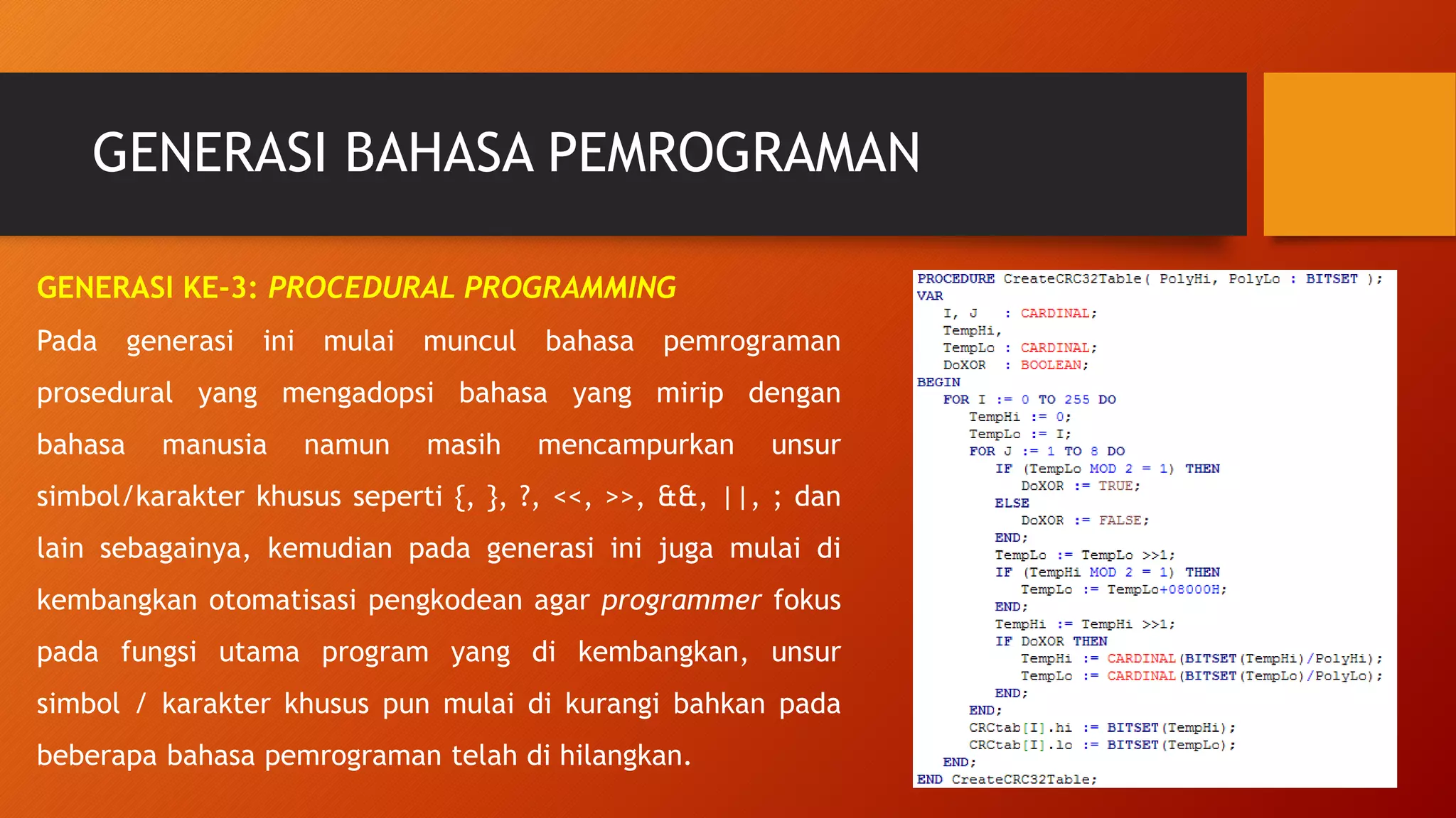 Pemrograman dasar | PPSX