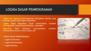 Pemrograman dasar | PPSX