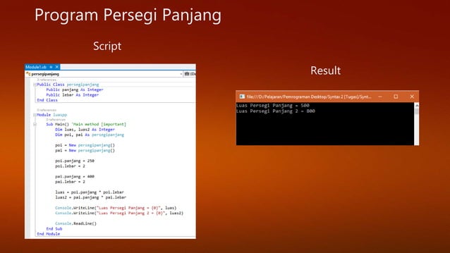 Pemrograman desktop | PPTX
