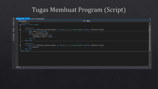 Pemrograman desktop | PPT
